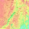 Topografische kaart Libo, hoogte, reliëf
