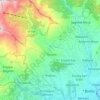 Topografische kaart Pollone, hoogte, reliëf