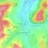 Topografische kaart Stronie Śląskie, hoogte, reliëf