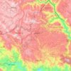 Topografische kaart Huyện Đồng Văn, hoogte, reliëf