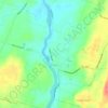 Topografische kaart Wallkill, hoogte, reliëf