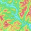 Topografische kaart Bobenthal, hoogte, reliëf
