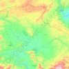 Topografische kaart Elbistan, hoogte, reliëf