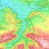 Topografische kaart Fromelennes, hoogte, reliëf