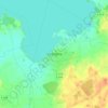 Topografische kaart Vadstena, hoogte, reliëf