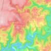 Topografische kaart Lavastrie, hoogte, reliëf