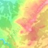 Topografische kaart Hontalbilla, hoogte, reliëf