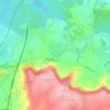 Topografische kaart Verlincthun, hoogte, reliëf