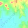 Topografische kaart Boodua, hoogte, reliëf