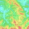 Topografische kaart Giusvalla, hoogte, reliëf