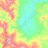 Topografische kaart دهستان مرگور, hoogte, reliëf