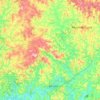 Topografische kaart Ritápolis, hoogte, reliëf