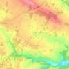 Topografische kaart Dammartin-en-Serve, hoogte, reliëf