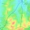 Topografische kaart Berala, hoogte, reliëf