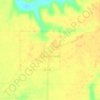 Topografische kaart Chesterfield, hoogte, reliëf