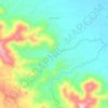 Topografische kaart Sapangan, hoogte, reliëf