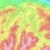Topografische kaart Einsiedeln, hoogte, reliëf
