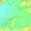 Topografische kaart Campana de Oropesa, hoogte, reliëf