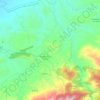 Topografische kaart Touama التوامة, hoogte, reliëf