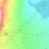 Topografische kaart Río Primero, hoogte, reliëf