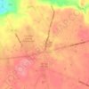 Topografische kaart Owensville, hoogte, reliëf
