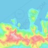 Topografische kaart Grundarfjarðarbær, hoogte, reliëf