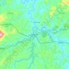 Topografische kaart Juatuba, hoogte, reliëf