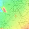 Topografische kaart Quatre Bornes, hoogte, reliëf