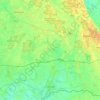Topografische kaart Coevorden, hoogte, reliëf
