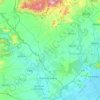 Topografische kaart Vega Media del Segura, hoogte, reliëf