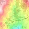 Topografische kaart As Achas, hoogte, reliëf