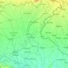 Topografische kaart Uttar Dinajpur, hoogte, reliëf