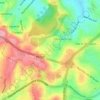 Topografische kaart Califórnia, hoogte, reliëf