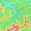 Topografische kaart 3172, hoogte, reliëf