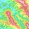 Topografische kaart Lizarza, hoogte, reliëf