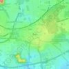 Topografische kaart Buer, hoogte, reliëf