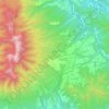 Topografische kaart Minamimaki, hoogte, reliëf