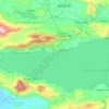 Topografische kaart Chapala, hoogte, reliëf
