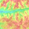 Topografische kaart Saint-Crépin-d'Auberoche, hoogte, reliëf