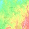 Topografische kaart Irepodun, hoogte, reliëf