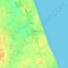 Topografische kaart Atwick, hoogte, reliëf