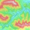 Topografische kaart Valmaseda, hoogte, reliëf