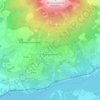 Topografische kaart Puy-Sanières, hoogte, reliëf