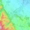 Topografische kaart Bielawa, hoogte, reliëf