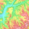 Topografische kaart Frayssinet, hoogte, reliëf