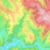 Topografische kaart Frayssinhes, hoogte, reliëf