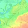 Topografische kaart Tiotkino, hoogte, reliëf