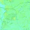 Topografische kaart Bubwith, hoogte, reliëf