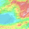 Topografische kaart İznik, hoogte, reliëf