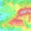 Topografische kaart Arreo, hoogte, reliëf